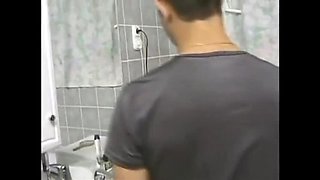 Skinny Amateur Teen Sucks and Gets Fucked in Bathroom