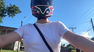Bra-Less Encounter with a Busty Client in Wild Heat