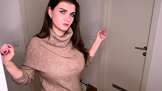 Huge Step Mother’s Boobs Were Caught by Her Tired Step Son and She Asked Him to Cum on Her Bra