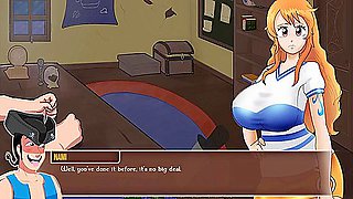 Car Toon - One Piece - Pirate Trainer Nami Handjob Captain Dick By Loveskysanx