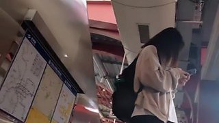 Japanese Teen's Amateur Charm Unveiled in Sultry Upskirt Tease