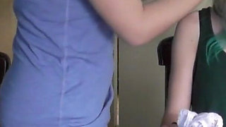 Luna Grey & Violet Haze - gag party HD
