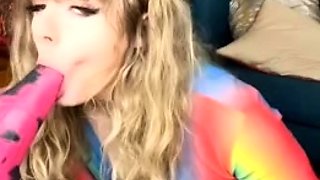 Soapyfate Sucks Monster Dildo