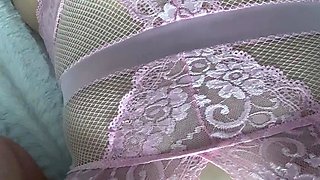 Amateur striptease and Solo masturbation