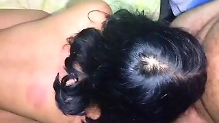 Stepdad Fucks Young Latina Stepdaughter in Doggystyle - POV Blowjob & Ass Clap