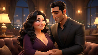 A Muslim man and a Jewish wife, with her cuckold  Christian husband watching her being fucked.