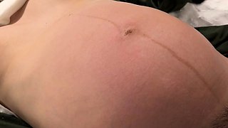 Cute curly brunette solo webcam masturbation