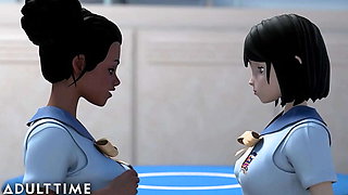 Hentai Step-Sister Fucks Step-Bro & Lesbian Anime Sex - Uncensored