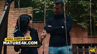 Mature4k. asian mature just wants to take bathroom, but...