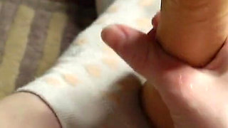 Handjob on a Dildo From My POV