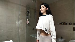 Emo teen Becka solo webcam masturbation