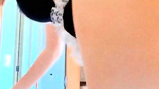 Blonde emo amateur solo masturbation
