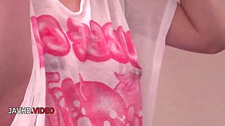 Naughty Japanese Girl Risa Shimizu Gets Loaded Creampie Live On Cam