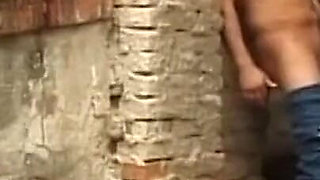 Busty Blonde Takes a Big Cock Outdoors