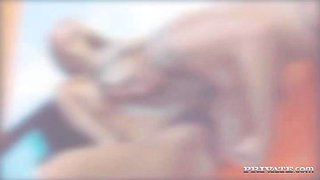 Liliane and Suzie Have a Sexy Lesbian Meeting Outdoors on Their Car - Private Porn Sex Videos