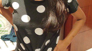 She's Getting Ready for a Party but I Fucked Her and Cum on Her Stomach