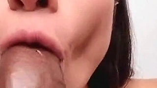POV BBC Deep Throat Blowjob