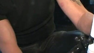 Tied up stretched in the ass fucked