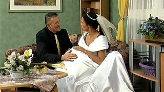 A Bride Is Being Pissed in All Variations