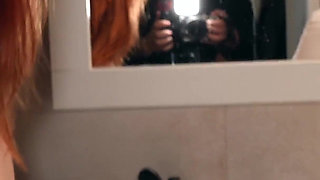 Fiery Crystal White in a Scene After Anal Casting! Hard Public Threesome Fucking in the Shower! Part 2