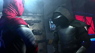 Fetish babe eating hot cum after hard deep throat blowjob