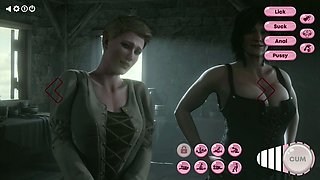 Futa on Futa 3D Animated MILF Futanari Anal Sex and Cumshot