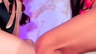 Dildo Fucked in Public: Lesbians Almost Caught