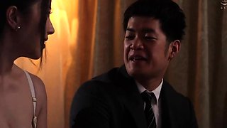 Kinky double japanese blowjob and hardcore fucking session