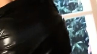 Close up teen foot worship