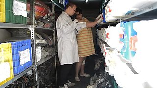 Naughty Fat Girl Claudia Marie Gets Fucked Hard in Workshop Store - Pussy & Tool Play