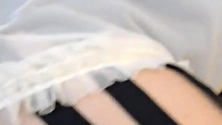 Vintage Lady Teasing in Brown Nylons Part 1 HD