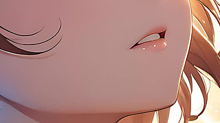 Ethereal Ascent: a Beautiful Young Woman Wrapped in Celestial Light