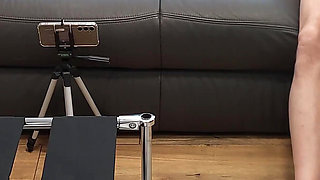 Cuckold Creampie Cleanup After My Friend with Big Cock Fucks Me