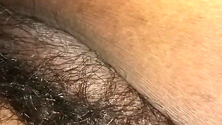 My wife's hairy pussy