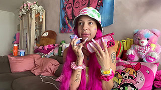 POV Vaping While Calling My Cuck Boyfriend Telling You Im Cheating on You While Youre Resting at Night with Bigger Cocks Vape Fe