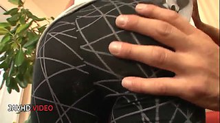 Misaki Tanemura Gives Sexy Asian BJ Before Passionate Couch Ride for Creampie