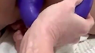 My Strapon Stories - Me & My New Big Purple Strap on Make Him Give Me Buckets of Cum