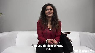 Dazzling Brunette Daniela: A Casting Couch Czechnism