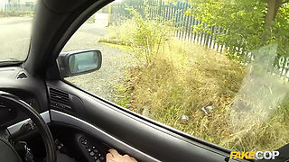 Fake Cop - Hot Cyclist with Big Tits and Sweet Ass Takes Big Load