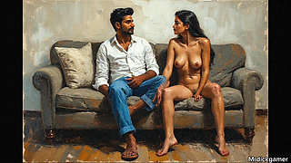 Big boobs bouncing aunty loves her husband's cock in doggy style