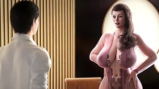 LoveSkySan69 Fucks Wife in Front of Husband - Apocalust Part 56 - Gangbang & Big Cock