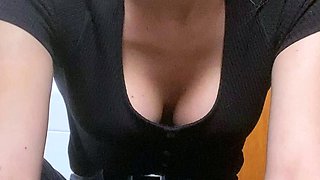 Blonde in stockings foot fetish and pussy pounding
