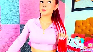 Amateur blondie solo anal masturbation