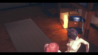 Uncensored Hentai - Kana the Cat Girl Fucked Twice - Japanese Asian Manga Anime Game Porn