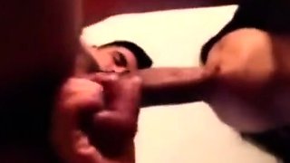 Holy Crap! He's Huge - Amateur Deep Throat