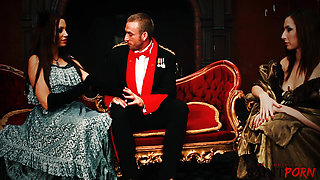 Kit Cox and Porcha Sinns Are Handmaids Sent to Seduce the Admiral