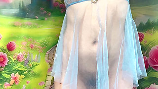 Perfect Body Wear Blue Dress Beautiful