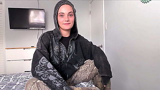 Best Friend Secretly a Girl! Juniper Ren Perfect Blowjob & Riding POV Teen Homemade