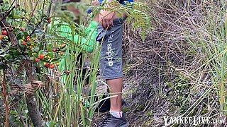 Colombian Teen's Outdoor Passion Ignites with Sultry Heat