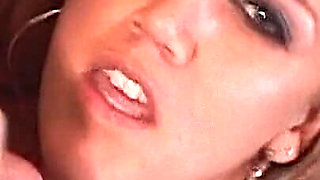 Hard Handjob with a Fucking Blonde